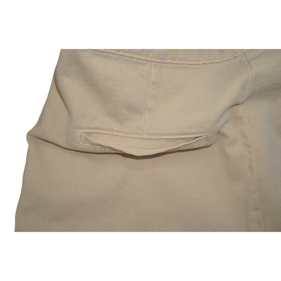 ZARA Women Khaki High Rise Sailor Pants Size 30 Beige Straight Leg Trousers - Picture 8 of 8